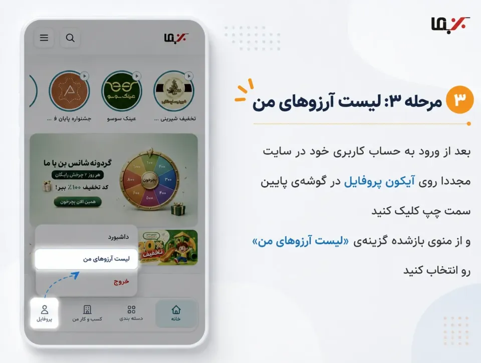 مرحله 3