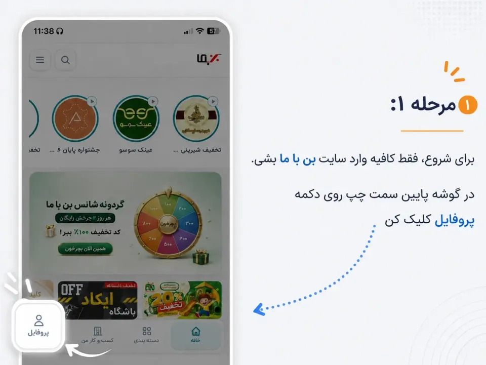 مرحله 1