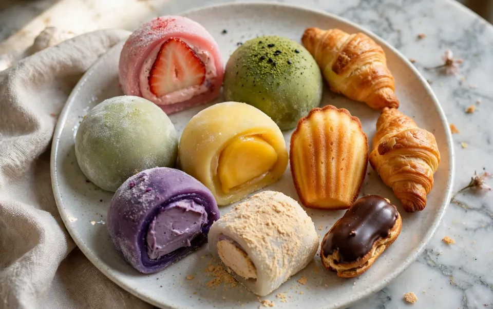 موچی و دسرهای کافه قندک گرگان