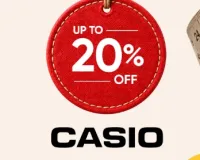 تا ۲۰ درصد تخفیف کاسیو در دیجی استایل