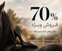فروش ویژه کفش های تمام چرم زنانه با تخفیف 70%
