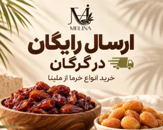 خرید خرما از ملینا؛ ارسال به سراسر شهر گرگان رایگان!